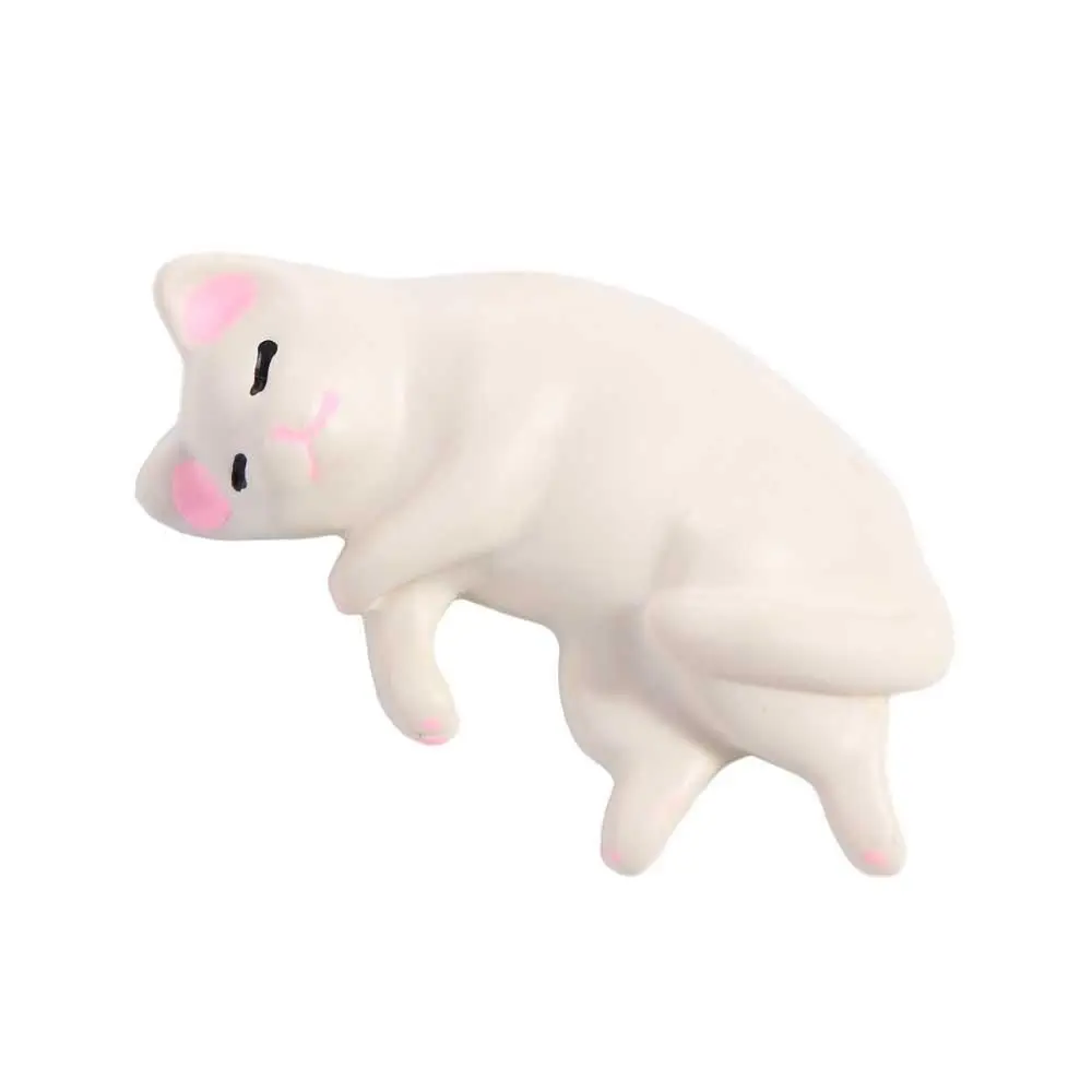 

Cute Simulated Cat Fridge Ornaments Resin Handicraft Cat Resin Accessories Simulation Sleep Cat Lazy Cat Miniatures