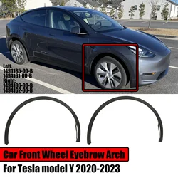 Car Front Wheel Molding For 2020-2023 Tesla Model Y Fender Flare Eyebrow ABS 1494185-00-B 1494161-00-B 1494186-00-B 1494162-00-B