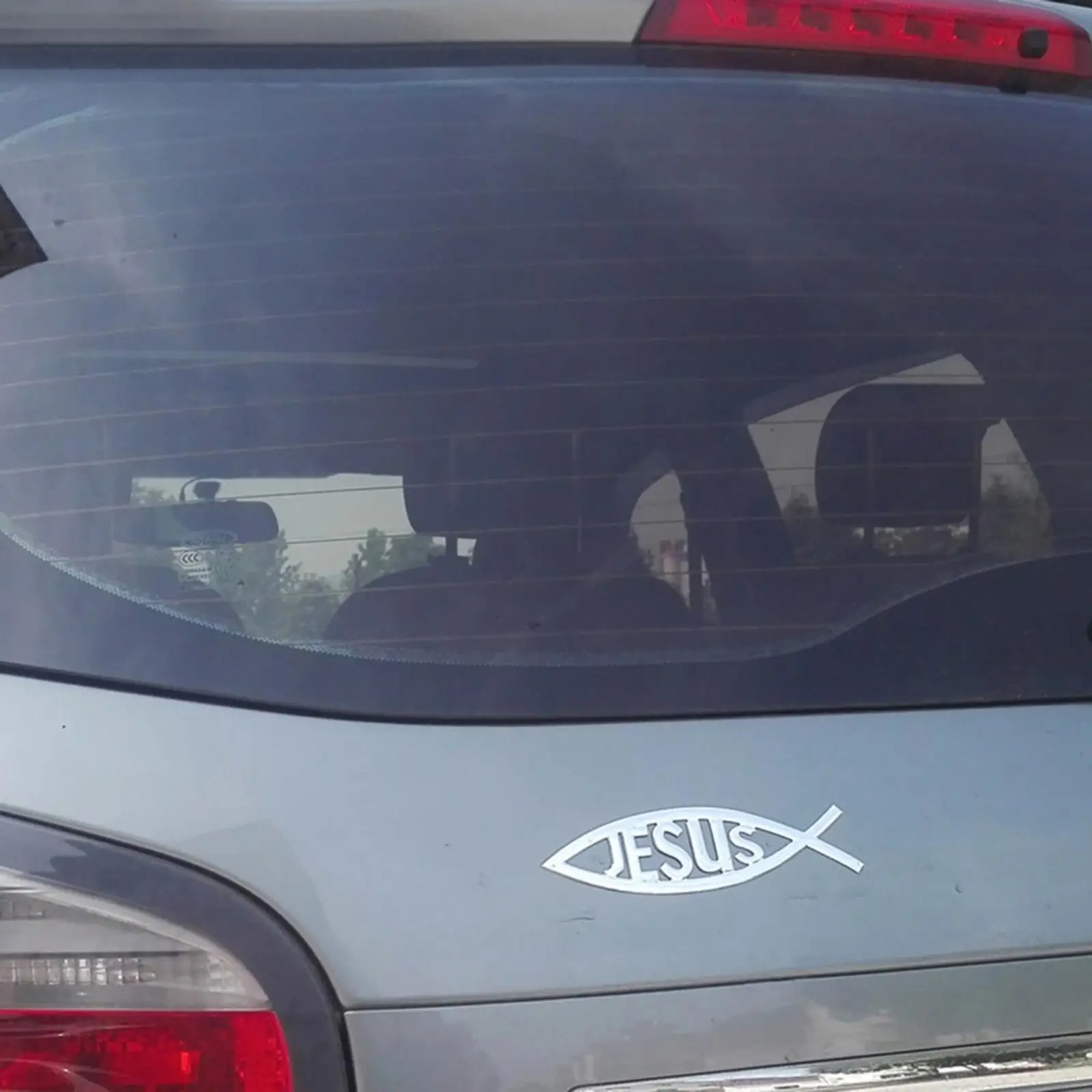 

Наклейка на автомобиль из ПВХ с изображением рыбки Иисуса, 3D хромированная эмблема, универсальная, всепогодная, самоклеящаяся, для автомобилей, мотоциклов, ноутбуков