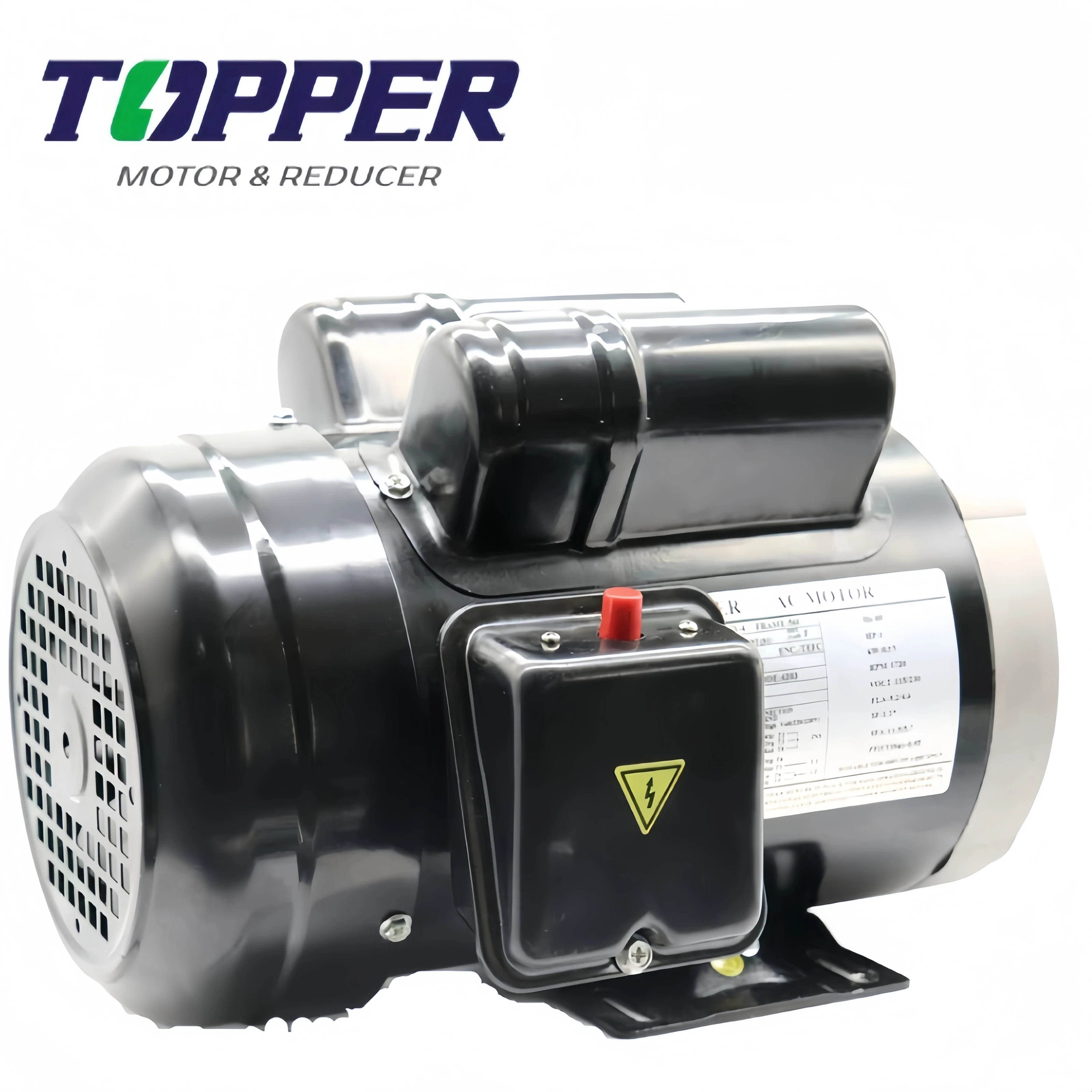 Motor de inducción monofásico estándar NEMA de 2HP, velocidad nominal de 1725 Rpm, voltaje de 400V CA, frecuencia de 60Hz, función de protección cerrada