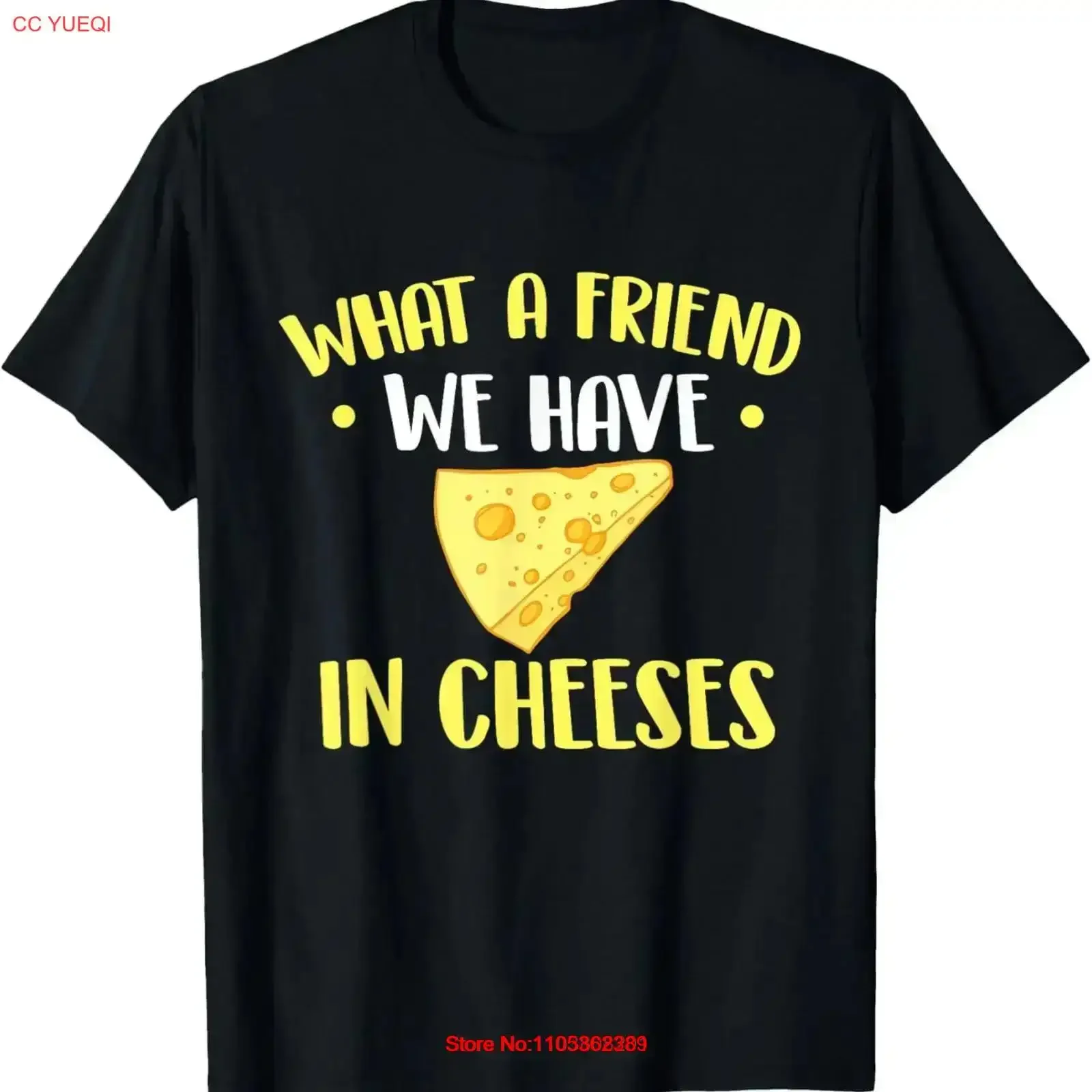 Camiseta vintage lavada con la frase: Qué amigo tenemos en los quesos, para amantes del queso, con diseños de Cheddar y Feta, cómoda, suave y versátil.