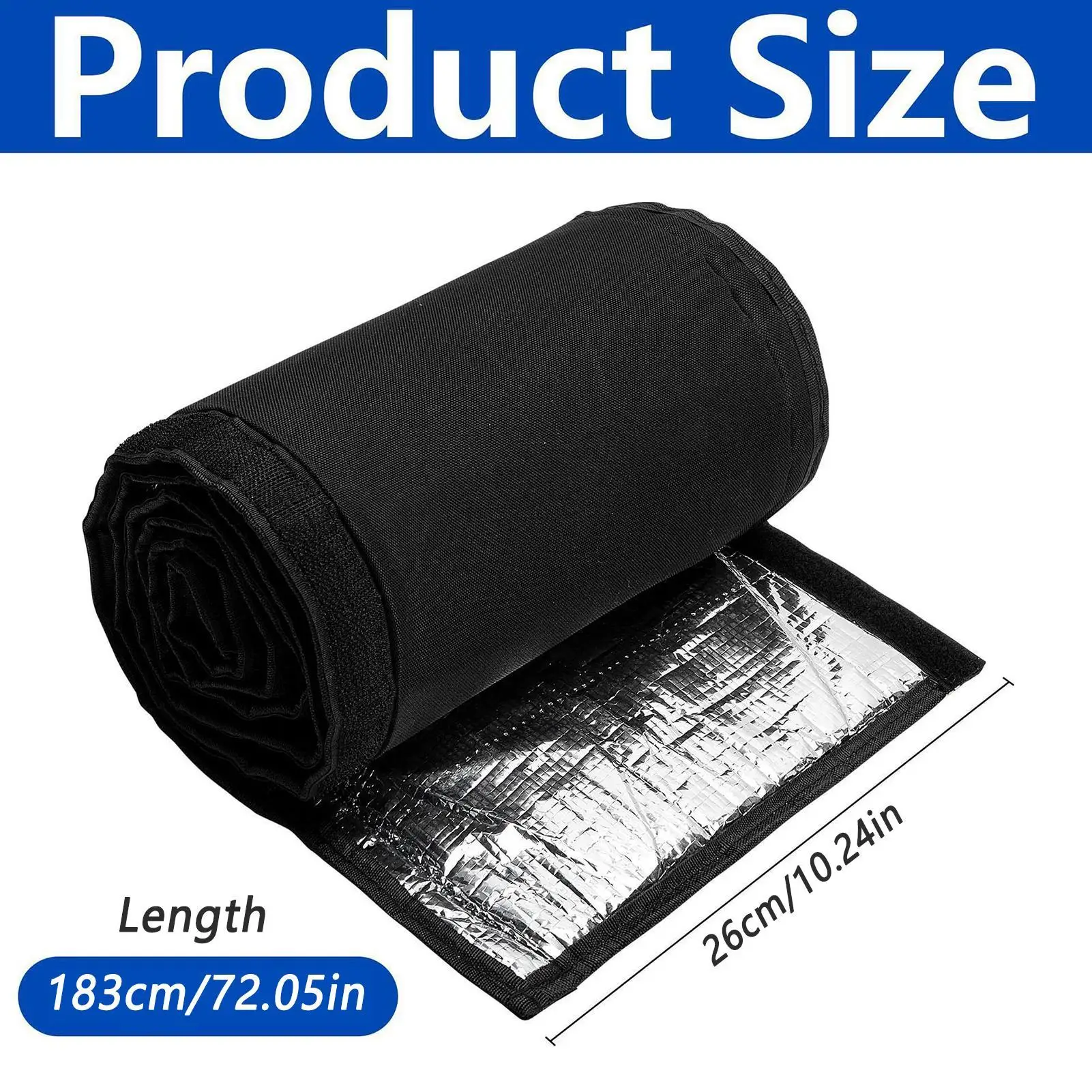AC Pipe Insulation Cover Zippered HVAC Tube Insulation Sleeve AC Hose Wrap Cover for Radiator Plumbing Shower Outdoor Home