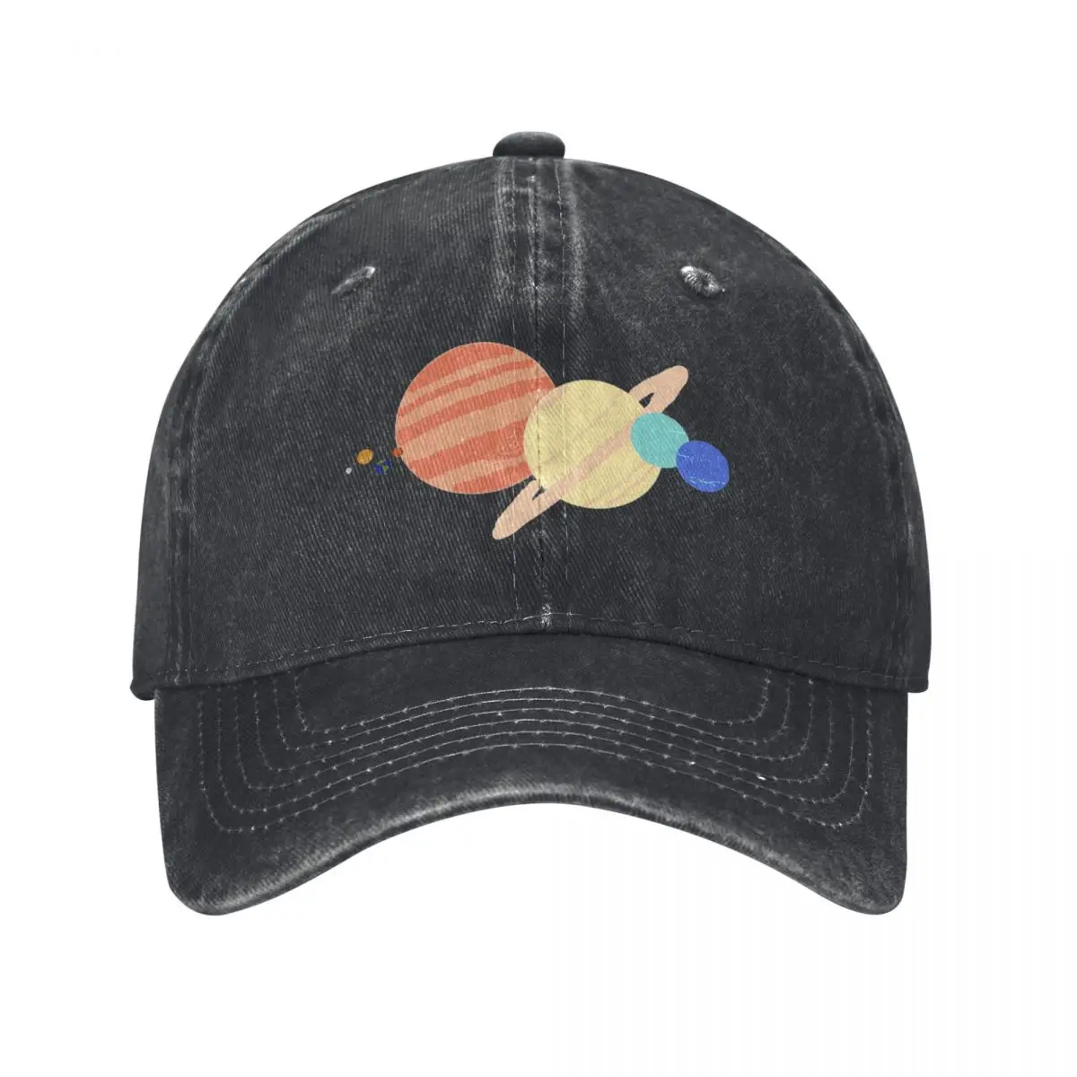

Solar System to scale Baseball Cap Trucker Hat party Hat Anime Hat hard Women's Hats For The Sun Men's