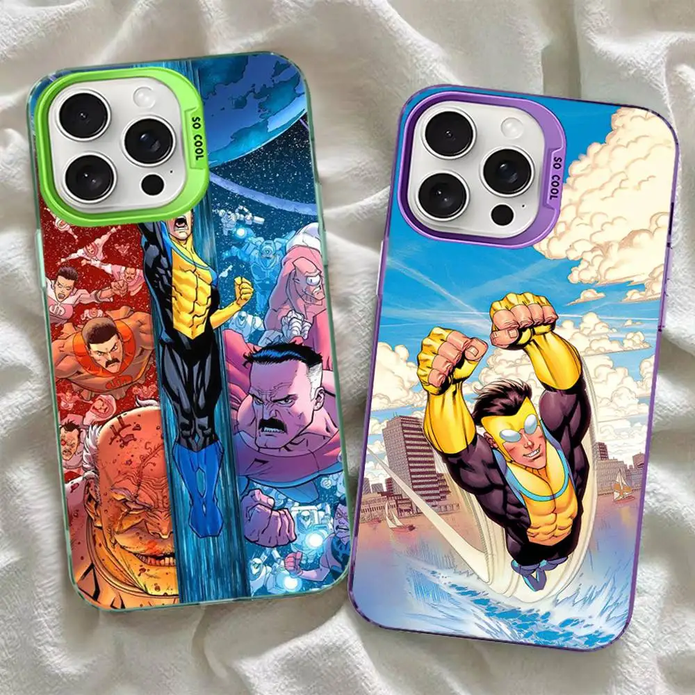 

Cool I-InvincibleS Phone Case For IPhone 17 16 15 14 13 12 11 Pro MAX Matte Shockproof Back Anti Fall Matte Cover