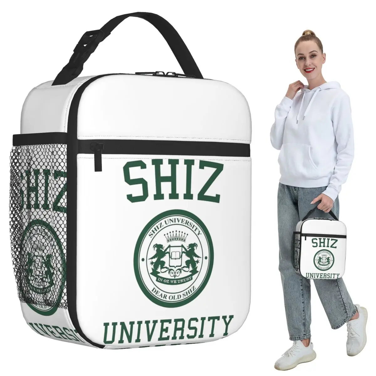 

Термосумка для обедов Shiz University Design для детей, школьный термоконтейнер, переносная сумка-холодильник для еды, контейнер для ланч-боксов