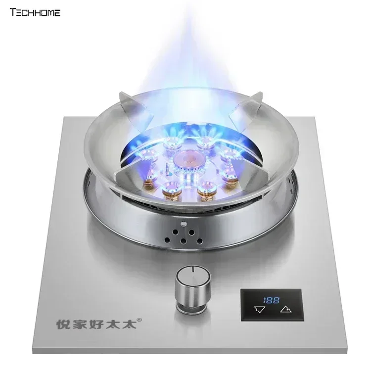 Household Stainless Steel Gas Stove Liquefied Gas, Natural Gas, Single Stove Gas Stove, Energy efficient new style