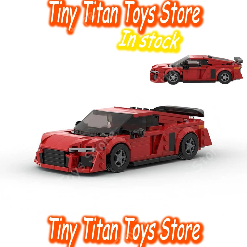 

Конструктор MOC: Красный Суперкар, 8-секционная модель спортивного автомобиля, игрушка для самостоятельной сборки, гоночная машина, коллекционная модель для мальчиков, подарок на день рождения