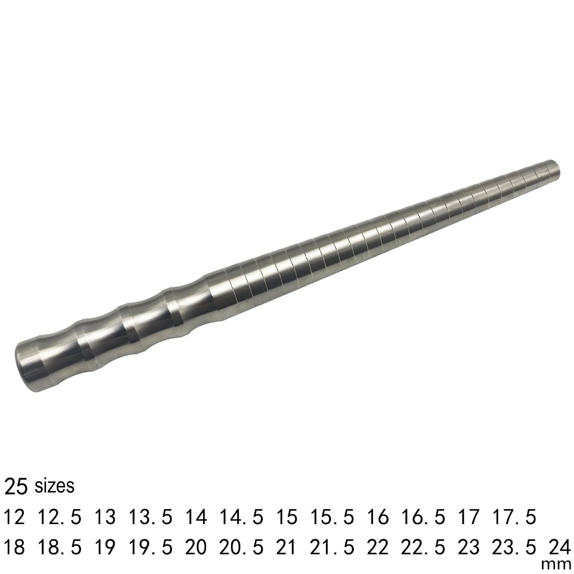 Stainless Steel Ring Enlarger Stick Mandrel Sizer Tool for Jewelry Making Ring Forming DIY Practical Jewellery Ring Size Enlarge