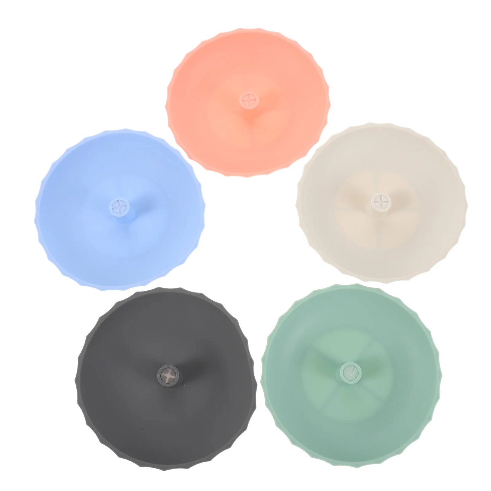 

5pcs Cup Storage Rack Stackable Silicone Mug Stackers Kitchen Cabinet Organizer Space Saving Coffee Mug Holder Tea Cup Separator