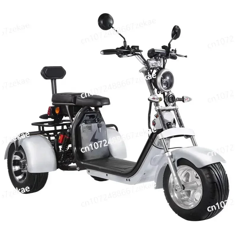 Fashion Electric Tricycles Adult 1500W Double Seat 3 Wheel Electric Scooters