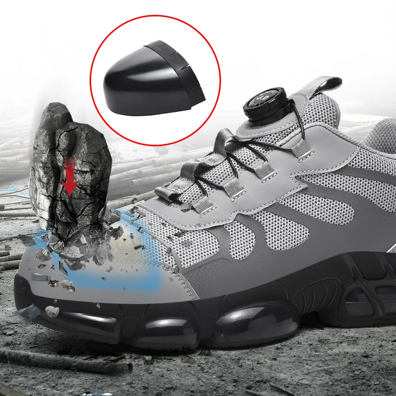 

Men's Military Tactical Boots Army Boots Men Side Zipper Military Boots Men Anti-Slip Ankle Boots Work Safety Shoes Hiking Shoe