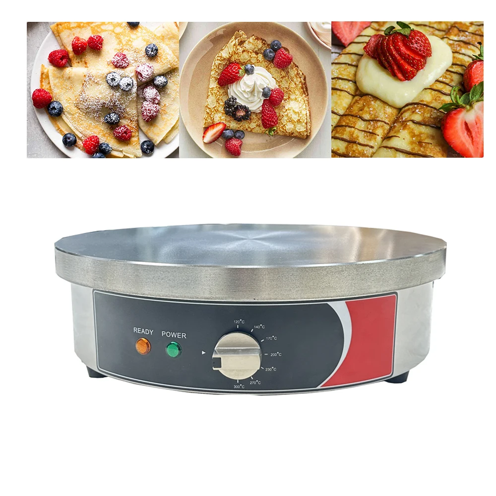 Crepe Maker Electric Commercial Stainless Steel Cast Iron Nonstick Plate Automatic EGO Crepe And Pancake Makers