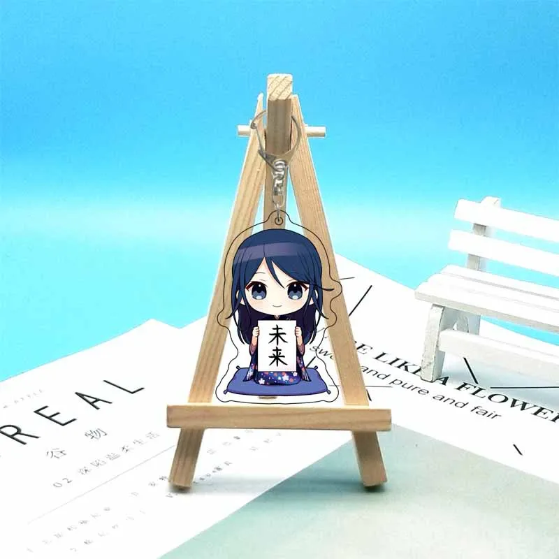 New Anime Keychain Pin Brooch Project ProjectSekai25 Acrylic Keyring Strap Figure Hanging Accessories 6cm