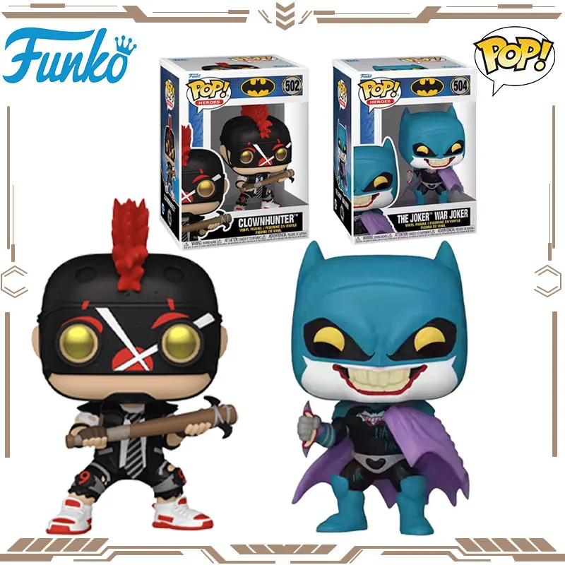 

Funko POP Original Batman Clownhunter The Joker War Joker Action Figure Toys for Boys Girls Gift Collectible Model Ornaments