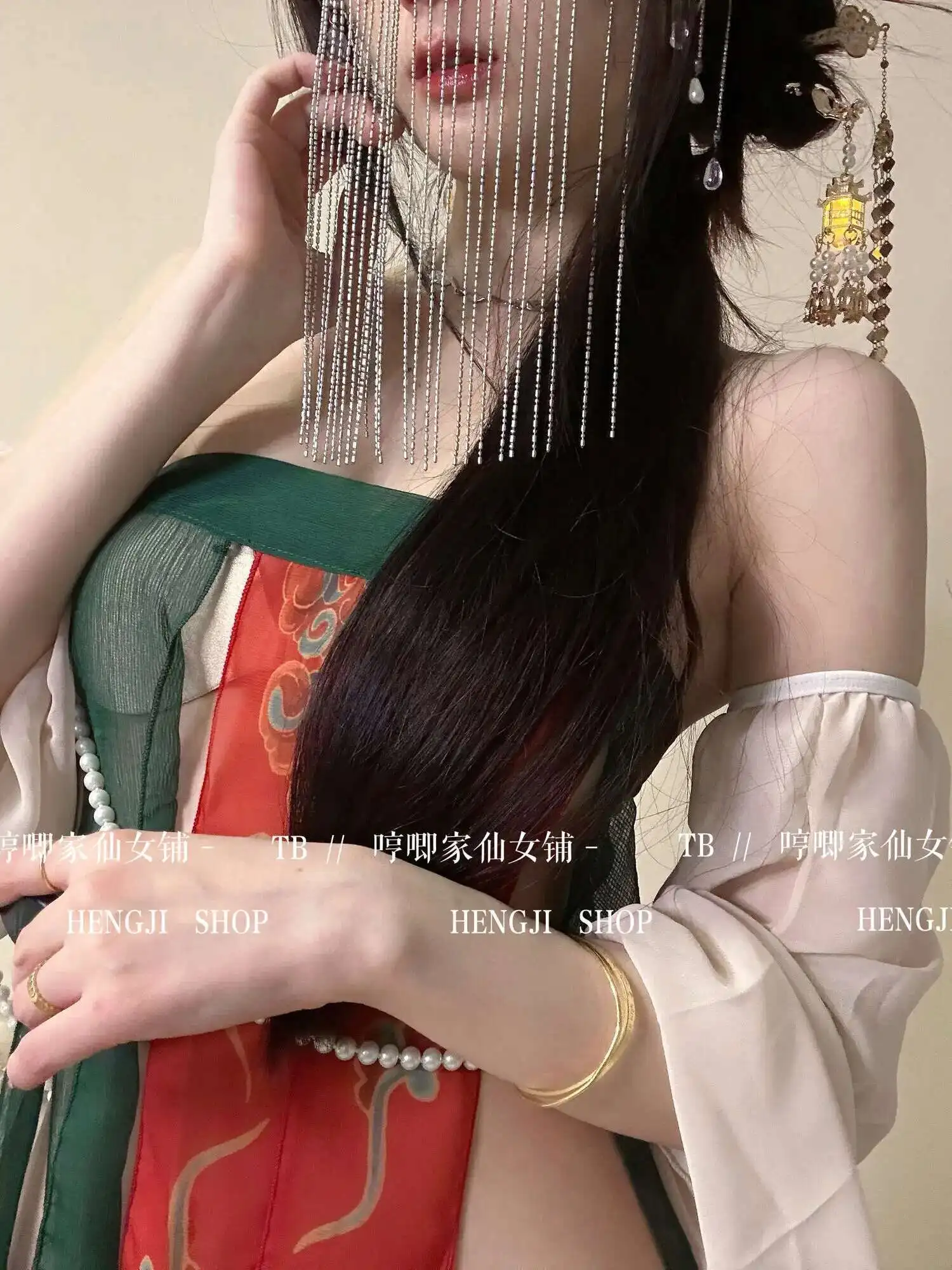 WOMENGAGA 고대 중국 유니폼 미니 드레스 슬래시 넥 우아한 댄스 여름 쉬폰 관점 골동품 이국적인 스타일 U8QR