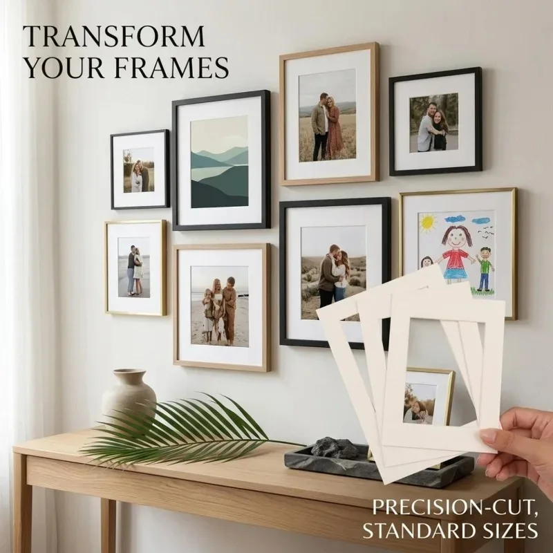 Multi-size Picture Frame Mats Board Inserts