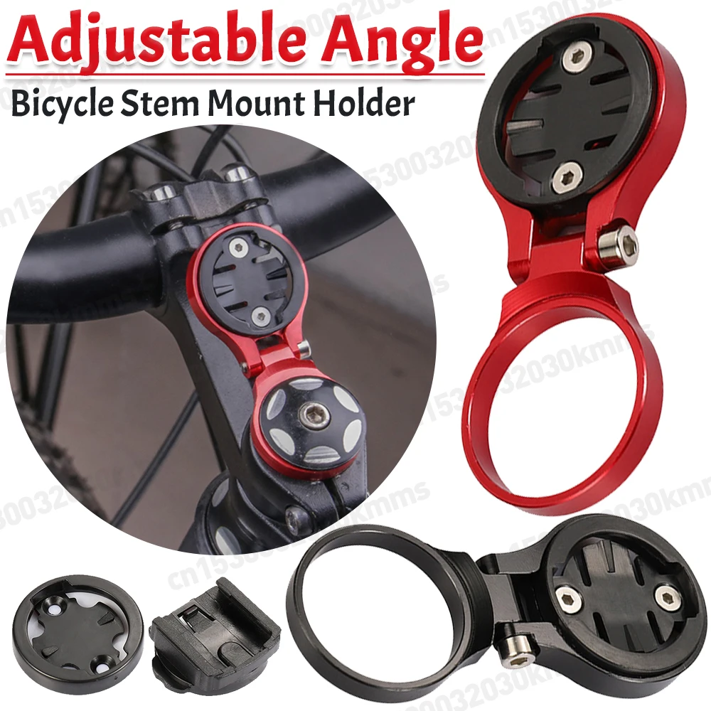 GPS Cycling Support Front Folding Adjustable Angle Stem Holder Accessories Stopwatch Top Cap Bike Computer Mount For Garmin Edge