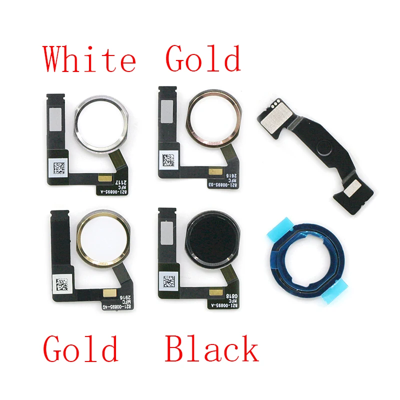 Przycisk Home przycisk Menu Return Flex Cable uchwyt gumowa uszczelka dla iPad Pro 10.5 1st 12.9 2nd Air 3 A1701 A1709 A1670 A2152 A2123
