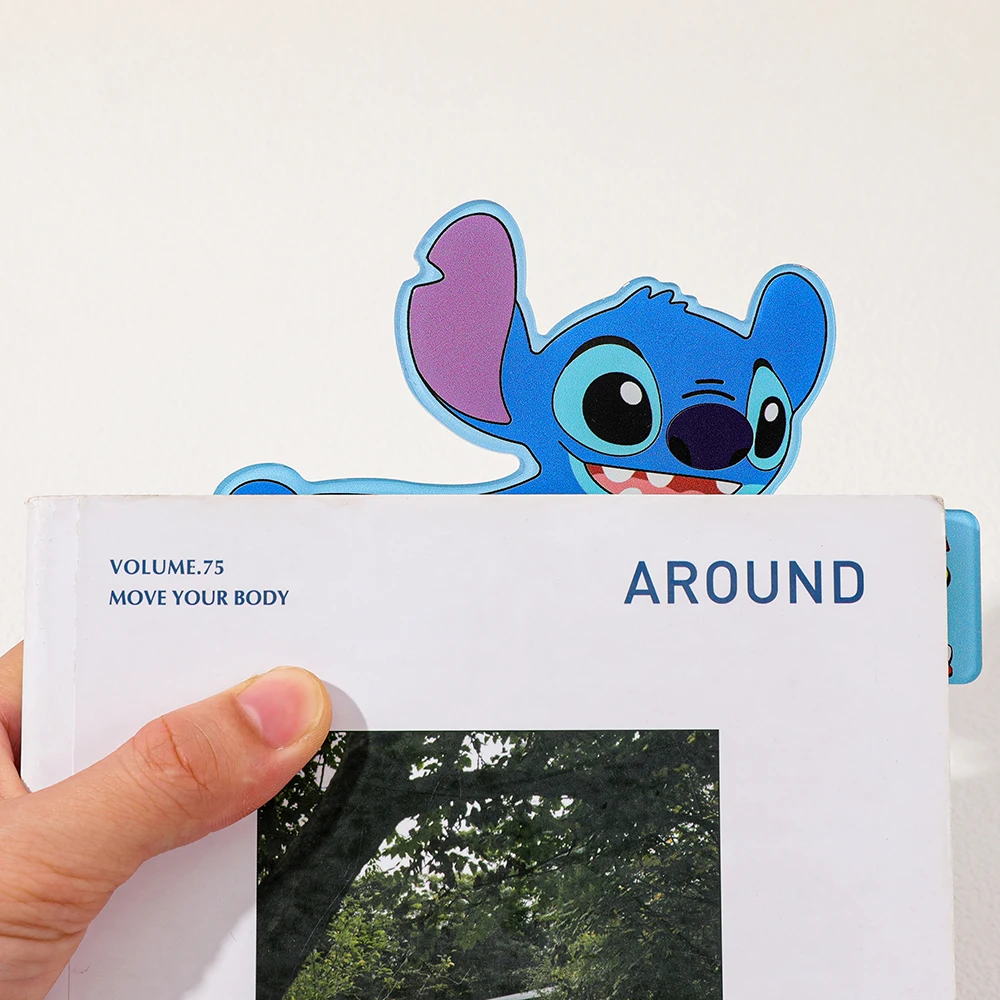Stitch Acrylic Bookmarks Cartoon Lovers Reading Accessories Bookworms Book Lovers Book Decorations Learning Stationery