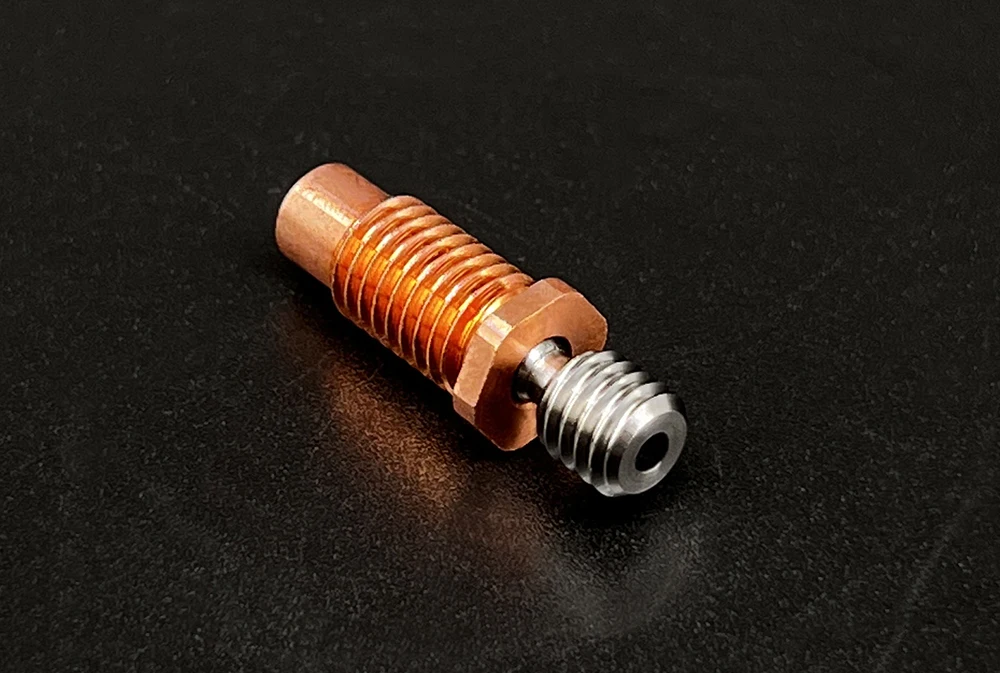 Titan Legierung Kupfer E3D V6 Kehle Wärme Brechen Alle-Metall V6 HOTEND Kehle 3D Drucker Zubehör Für 1,75mm e3D Heizung Block – Detail 5
