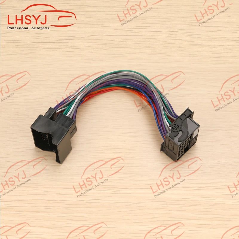 40 Pins PQ Car Adapter Extension Cable Quadlock Male Socket for RCD330 RCD510 RNS510 For VW Golf VI Jetta 5 6 MK5 MK6 Passat
