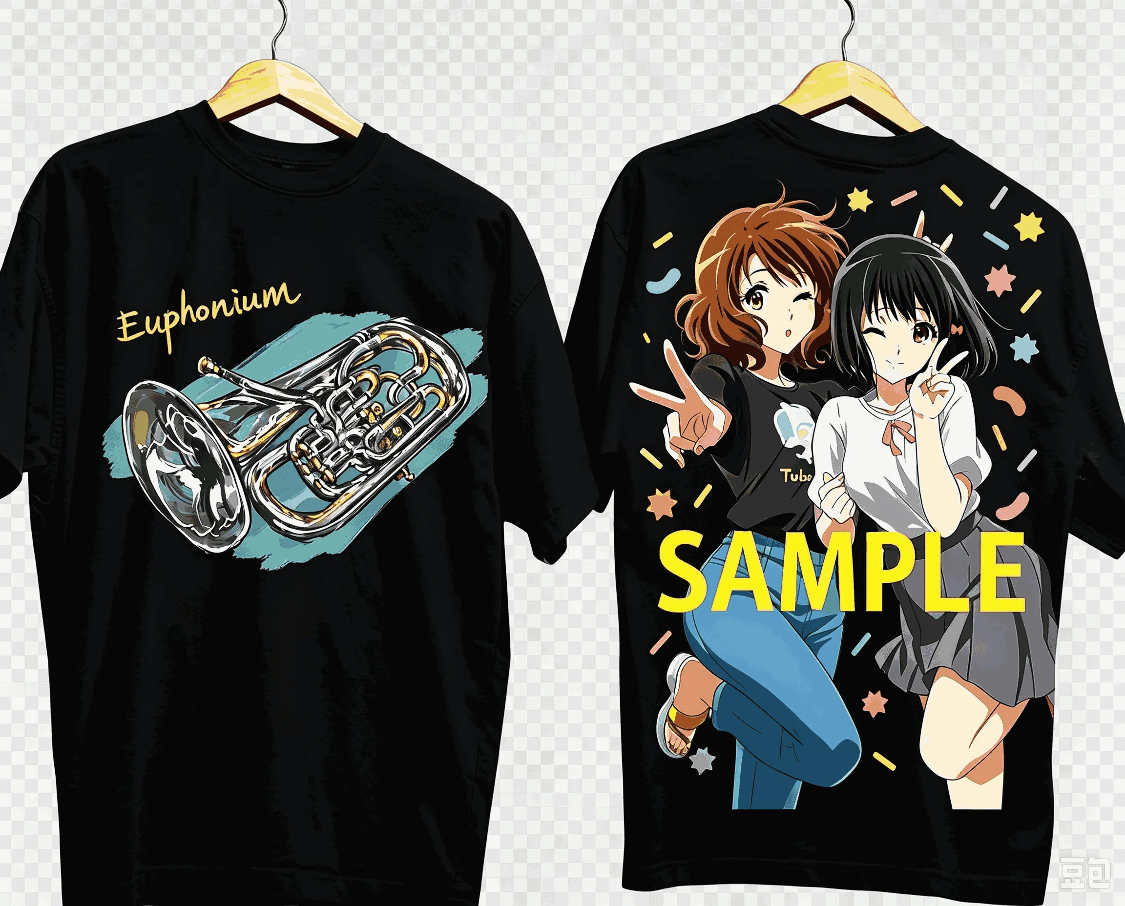 Sound! Euphonium Unisex Casual Fashion T-shirt High Street Oversized Unisex T-shirt Streetwear Trendy Cotton high quality soft