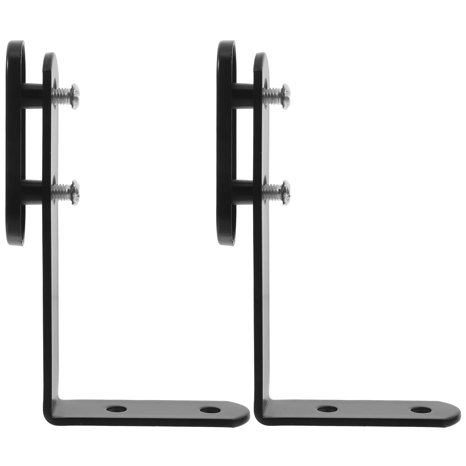 

2pcs Angle Bracket For Desk Partition L Shape Corner Braces For Furniture Desk Divider Support Clamps Screen Clip Holder For Des