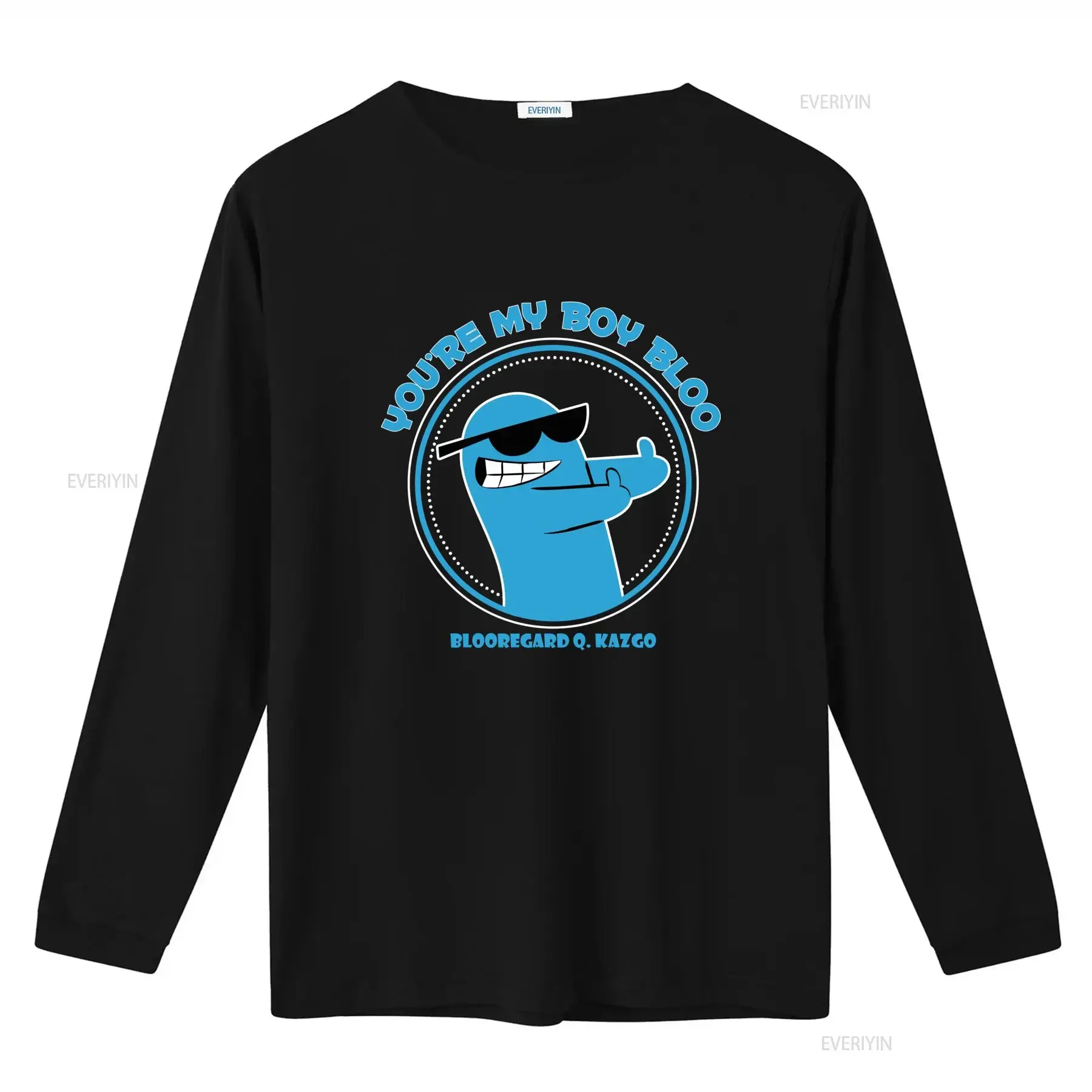 Fosters Home for Imaginary Friends Mens T Shirt Youre My Boy Bloo Distressed Design vintage Washed Top For Everyday Wear Soft