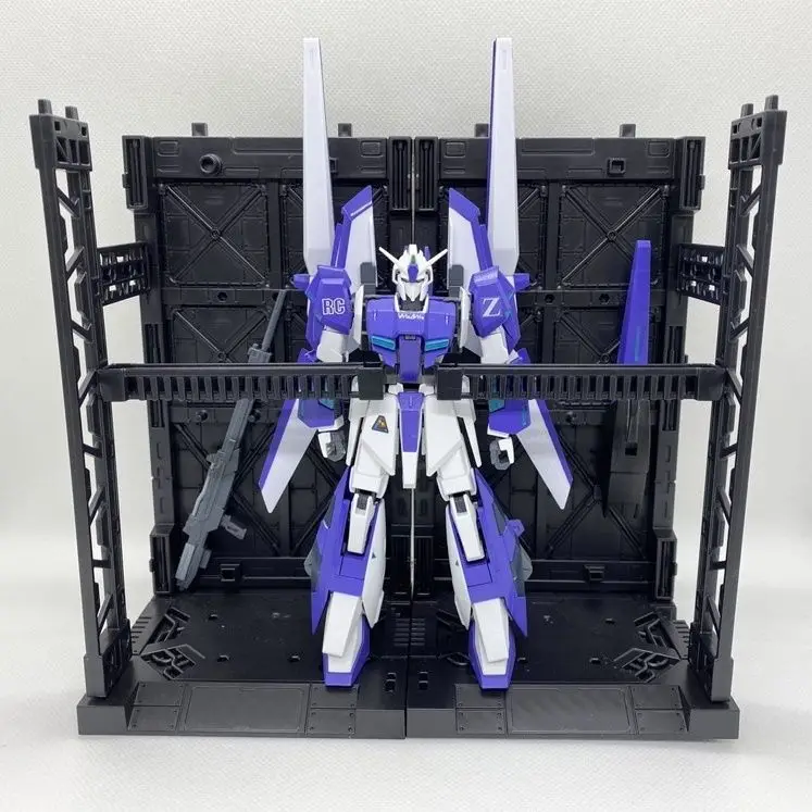 En stock Gundam Gnaku HG/RG/1/144 soporte de exhibición modelo estante de almacenamiento decoración base Gundam modelo escenario
