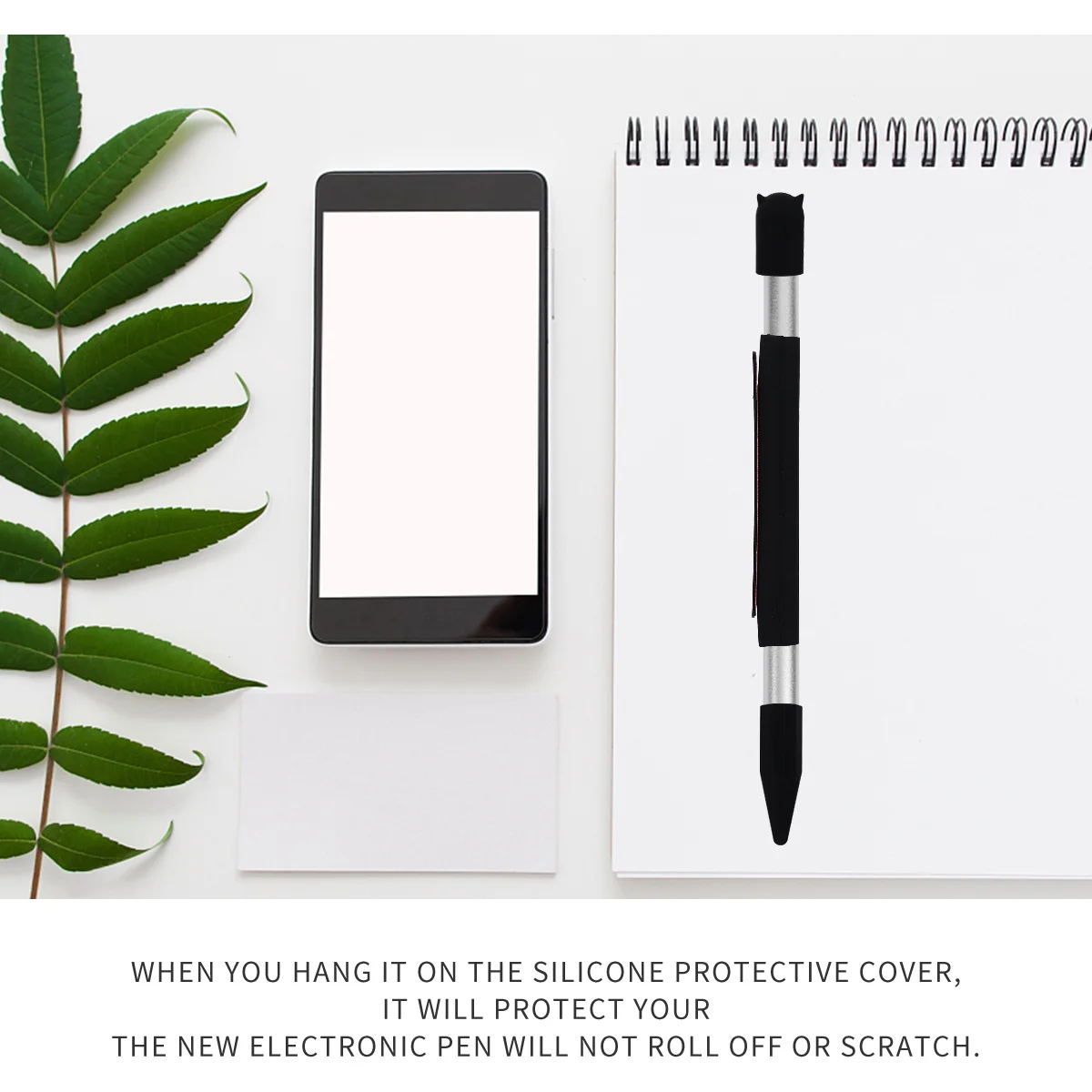 

1Pcs Pencil Protective Case Silicone Sleeve Anti Scratch Shockproof No Fading Yellowing Easy Install Cover