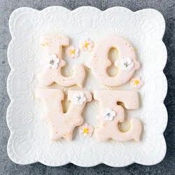 26 Letter Alphabet A-Z Shape Mold Cookie Cutters Sugar Biscuit Mold Fondant Cutter LOVE DIY Pastry Cake Decorating Baking Tools