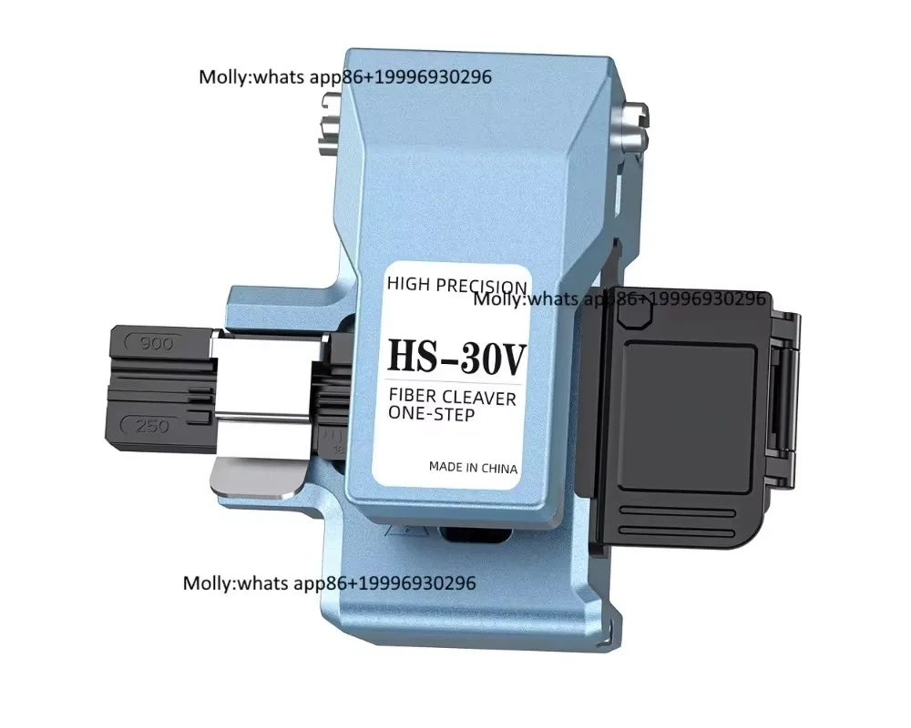 SIXIANTO HS-30V One Step Fiber Cleaver FTTH Use Portable Optical Fiber Cutting Knife 3-in-1 Fixture 1 Year Warranty