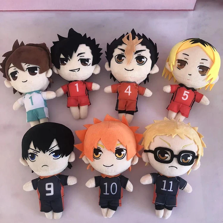 

Аниме Haikyuu! Shoyo Hinata Tobio Kageyama Yu Nishinoya Kei Tsukishima Косплей хлопчатобумажная кукла Maumet пушистая деликатность подарок для игр