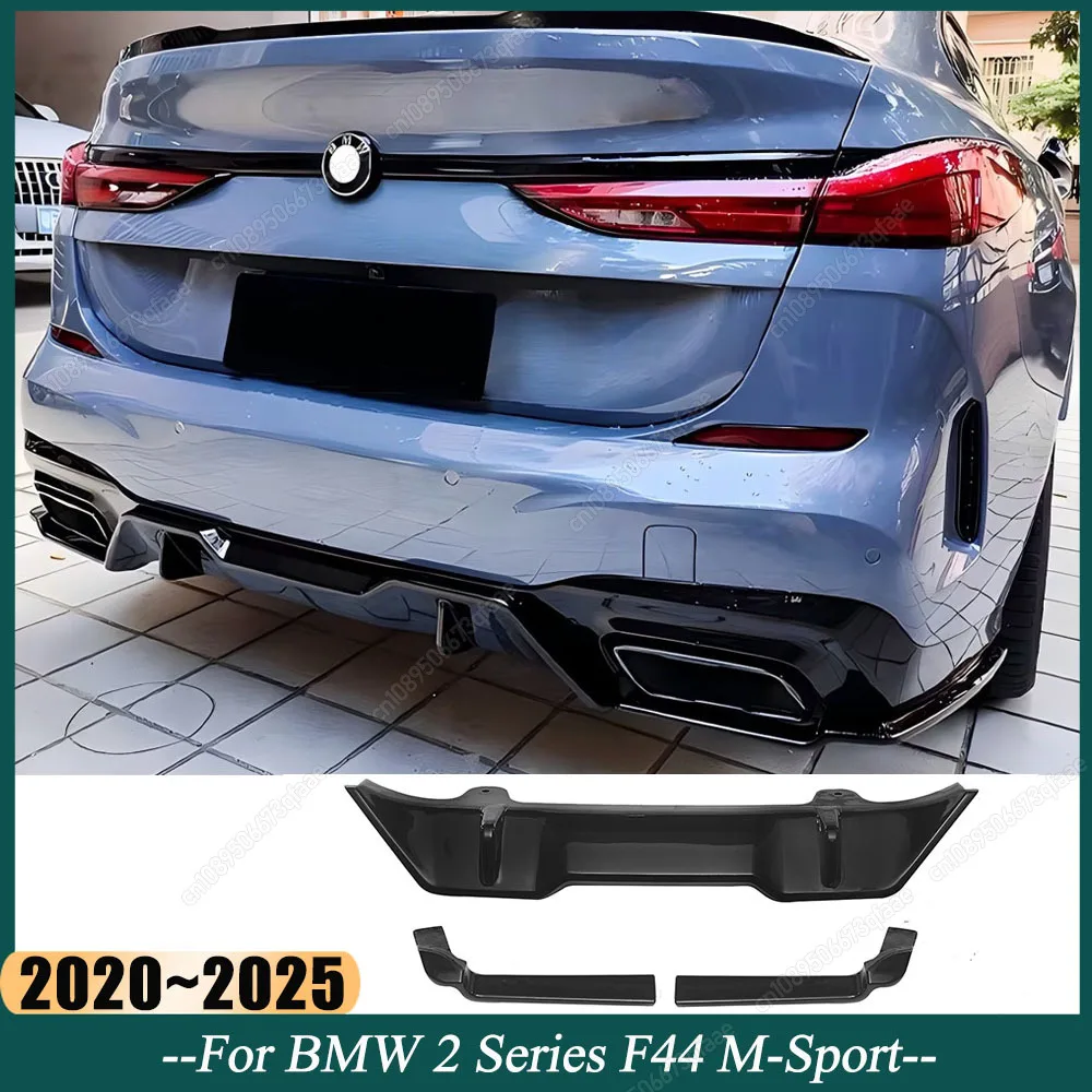 Auto-Heckdiffusor für BMW 2er F44 218i 220i M235i 216d 218d 220d M-Sport 2020-2025 ABS Hochglanz-Schwarz Karosserie-Tuning