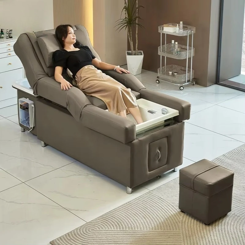 

Кресло-кушетка для мытья головы и спа-процедур с подъемным механизмом, OEM/ODM, для тайского массажа ног и педикюра