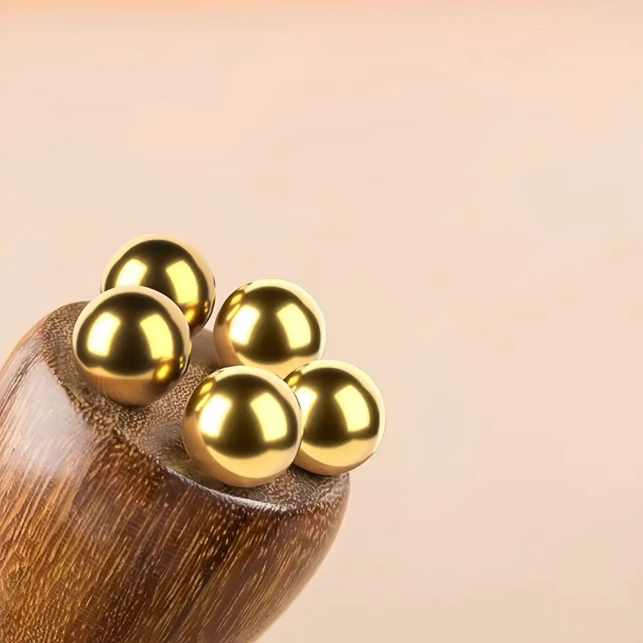 Face Massage Tools Lotus Seedpod Beauty Brass & Rosewood Relieve Fatigue Gua Sha Tool Eye Relaxation Meridians Acupoint Massage