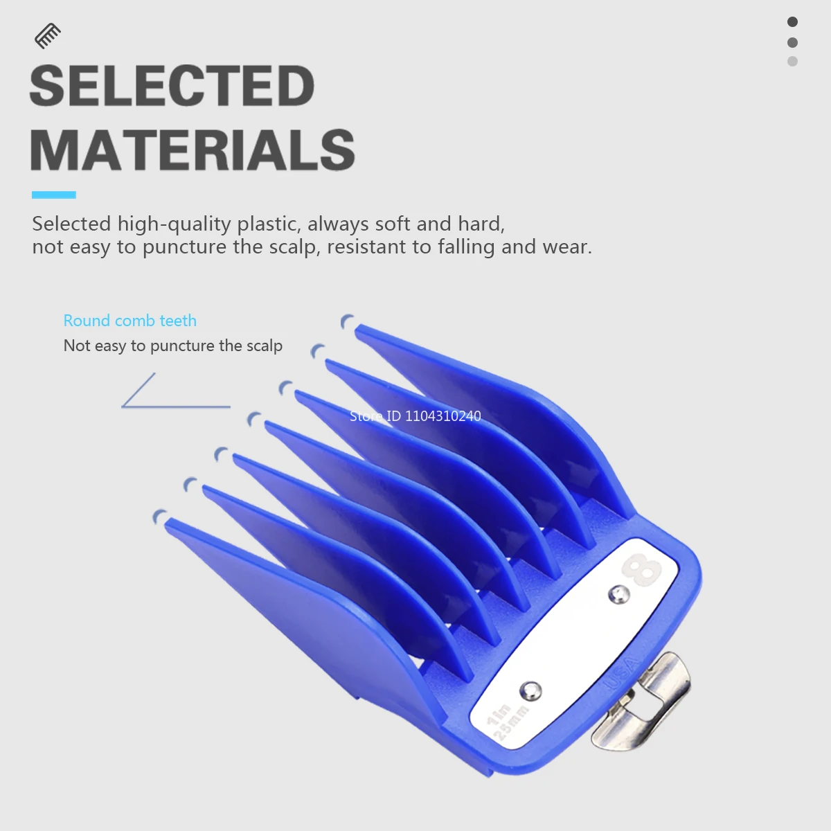 Universal Hair Clipper Guards Barber Trimmer Attachment Limit Combs Professional Barber Accessories Replacement Set Limit Combs image 4