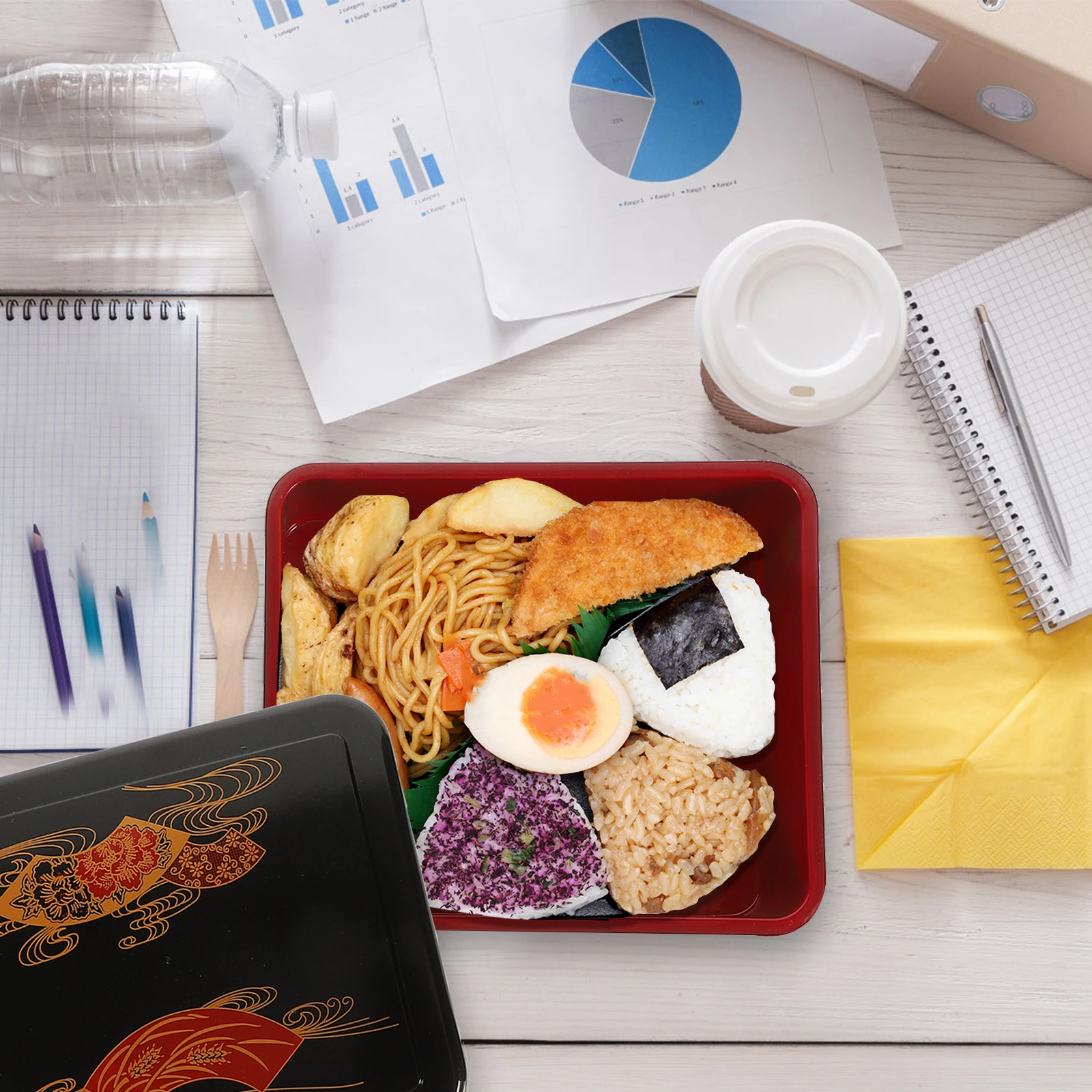 

1Pcs Eco-Friendly Bento Box Reusable Lunch Box Sushi Dessert Storage Proof Meal Prep Containers Meal Prep Containers