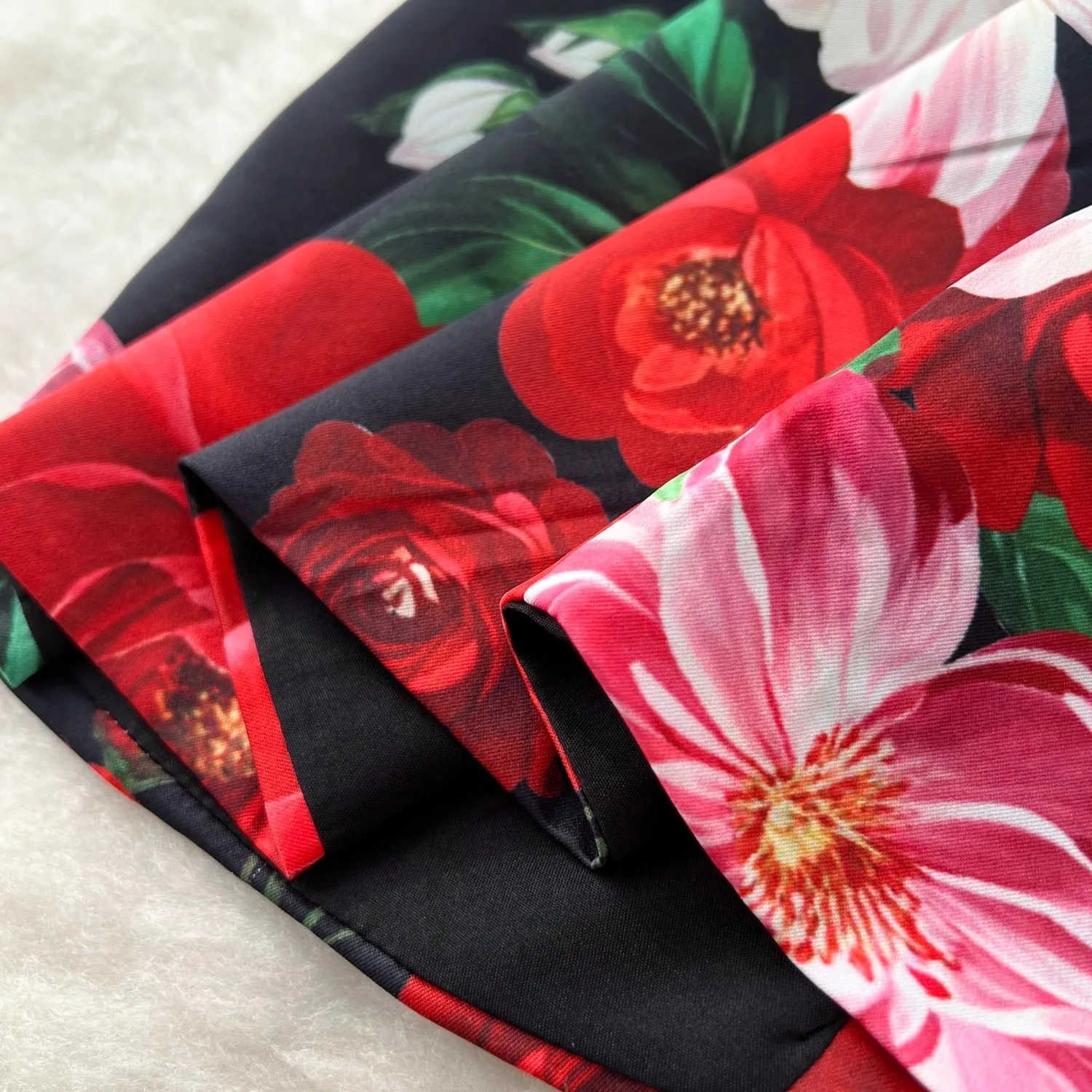 Pista de verão elegante lindo pacote de flores hip split vestido feminino o-pescoço manga longa magro high street bodycon vestido de festa