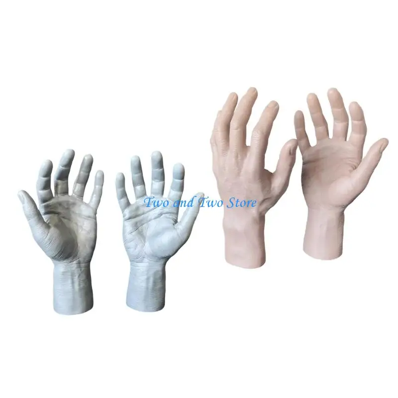 

HX6F Jewelry Display Hand Mold Waterproof PVC Texture Easy Cleaning Exhibition Hand