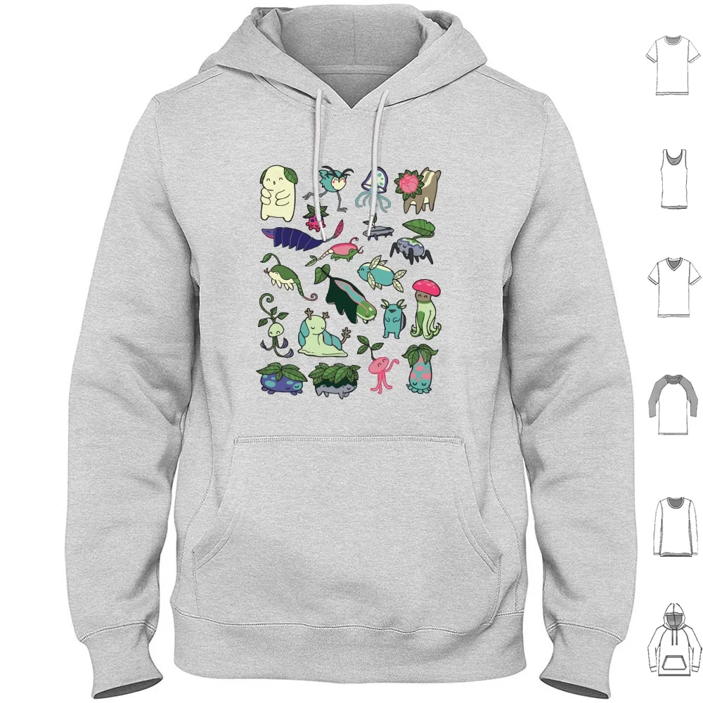 

Толстовка Spirit Parade из хлопка с длинными рукавами Spirits Sprite Fairy Cute Spirit The Last Airbender Pattern Fanart