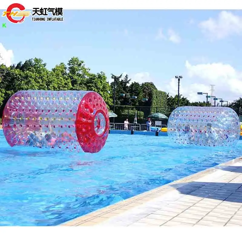Fast Air Shipping Giant Inflatable Water Roller Walking Ball Swimming Pool Human Rolling Balls for Sale