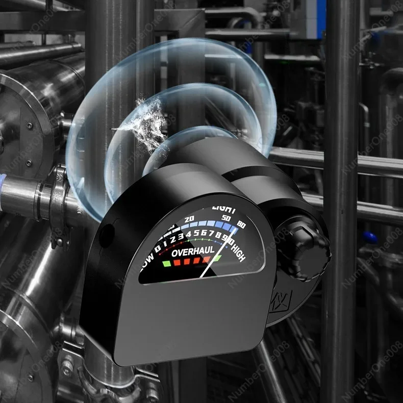 Kleines Leckerkennungsgerät plus ein Zeiger zur Anzeige der Klangfrequenzgröße zur Unterstützung der Leckerkennung