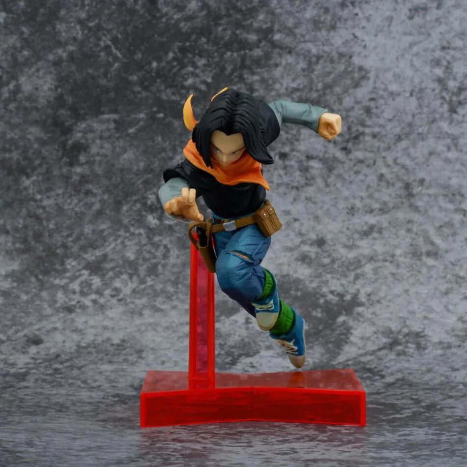 24CM Anime Dragon Ball Z Android 17 18 Figura Android 18 Action PVC Figure Collection Modello Giocattoli per bambini Regali di Natale