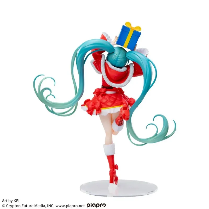 SEGA Original Genuine VocaloidPiapro Characters Hatsune Miku Luminasta Christmas 2024 Ver 19cm Model Toy Figures Cute Xmas Gifts