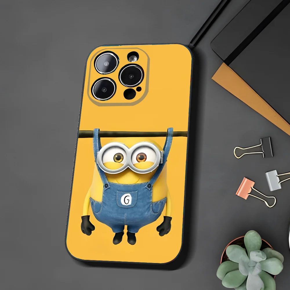 M-Minion Phone Case For Iphone 15 11 13 14 Pro Max 7 8 Plus X Xr Xs Max Se2020 12mini Cover Case