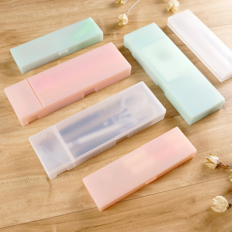 Fromthenon Japan Pencil Case Korean Simple Creative Pen Box Sweet Girls Stationery Office School Supplies Writing Supplies Gifts