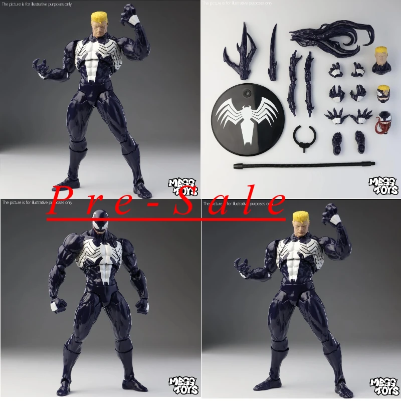 

Coming Soon Mess Toys Venom Lethal Neighbor Spider-Man Symbiotic Black Suit Messtoys Spiderman Action Figure Anime Model Gifts