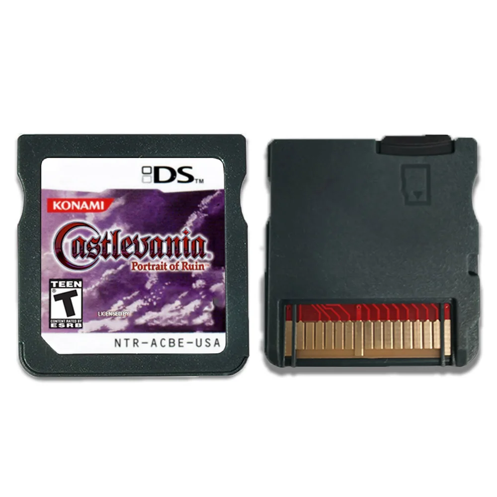 

Castlevania: Order Of Ecclesia/Portrait Of Ruin/Dawn Of Sorrow NDS Game Card R4 Card Version DS Видеоигра для DS 3DS