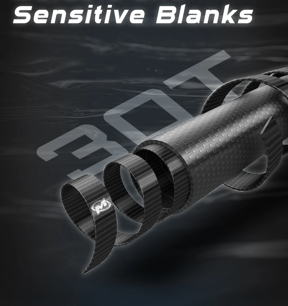 MIFINE Nano Jig Spinnrute, ultraleichte Angelrute, 0,5–2 g, 1,68 m/1,83 m, schnelle Aktion für Barschforelle, Salzwasser, Süßwasser – Detail 4